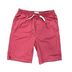 Free Planet Rose-Red Elastic Waist Shorts
